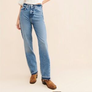 High Rise Blue Women's Jeans
